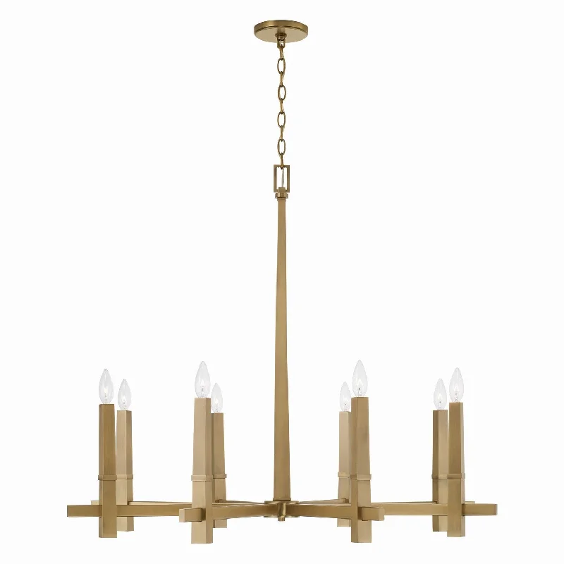 Chandeliers with a Antique Brass Finish for a Timeless LookChandeliers with a Antique Brass Finish for a Timeless LookBlake Chandelier