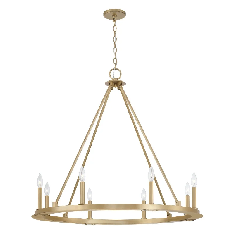 Chandeliers with a Antique Brass Finish for a Timeless LookChandeliers with a Antique Brass Finish for a Timeless LookPearson Eight Light Chandelier