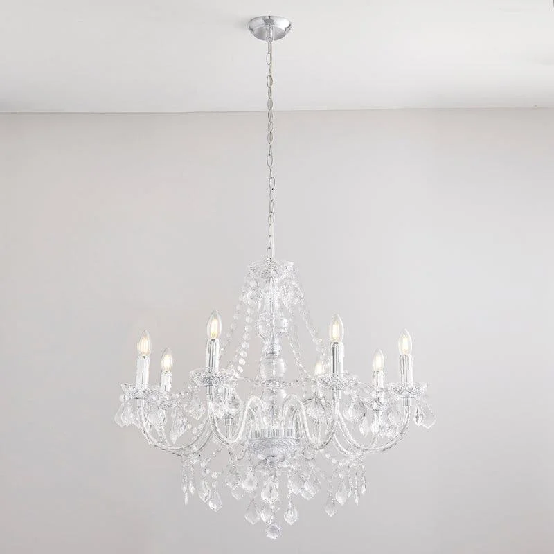 Chandeliers with a Antique Brass Finish for a Timeless LookChandeliers with a Antique Brass Finish for a Timeless LookEndon Clarence Chrome & Clear Acrylic Chandelier