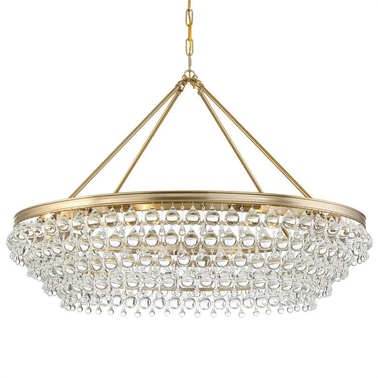 Rustic Chandeliers with Wooden Beams for a Country - Style Dining RoomRustic Chandeliers with Wooden Beams for a Country - Style Dining RoomCalypso Eight-Light Teardrop Chandelier