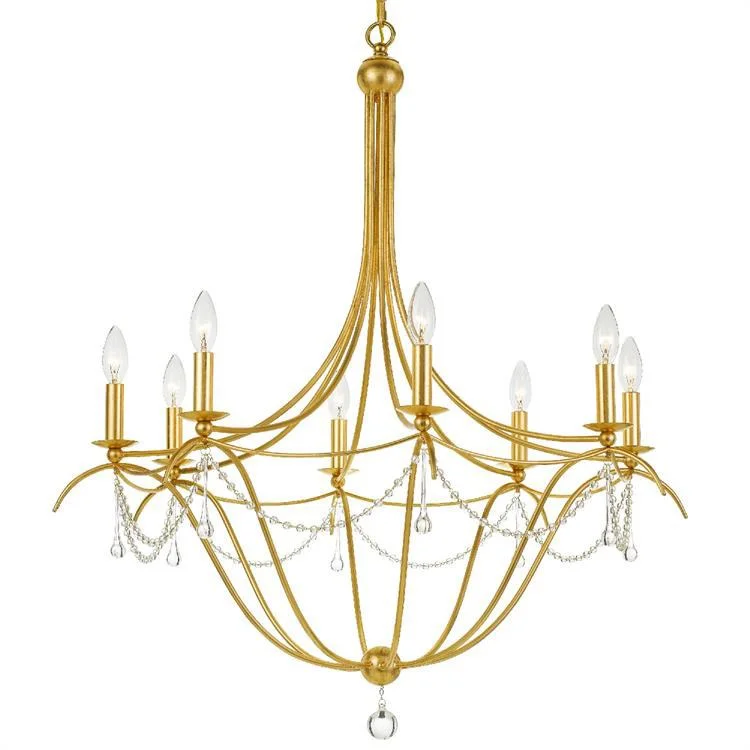 Chandeliers with Dimmable Lights for Adjustable AmbianceChandeliers with Dimmable Lights for Adjustable AmbianceMetro Eight-Light Chandelier