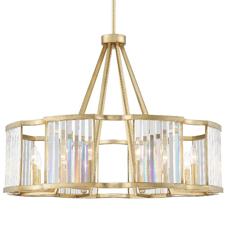 Modern Chandeliers with Simple Geometric Shapes for Contemporary HomesModern Chandeliers with Simple Geometric Shapes for Contemporary HomesDarcy Eight-Light Pendant