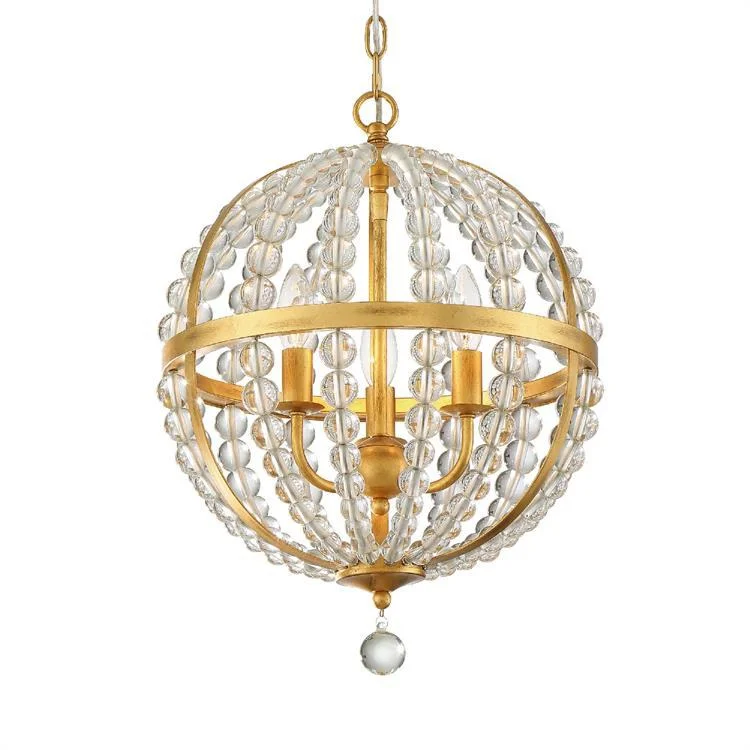 Victorian - Inspired Chandeliers with Intricate MetalworkVictorian - Inspired Chandeliers with Intricate MetalworkRoxy Three-Light Chandelier