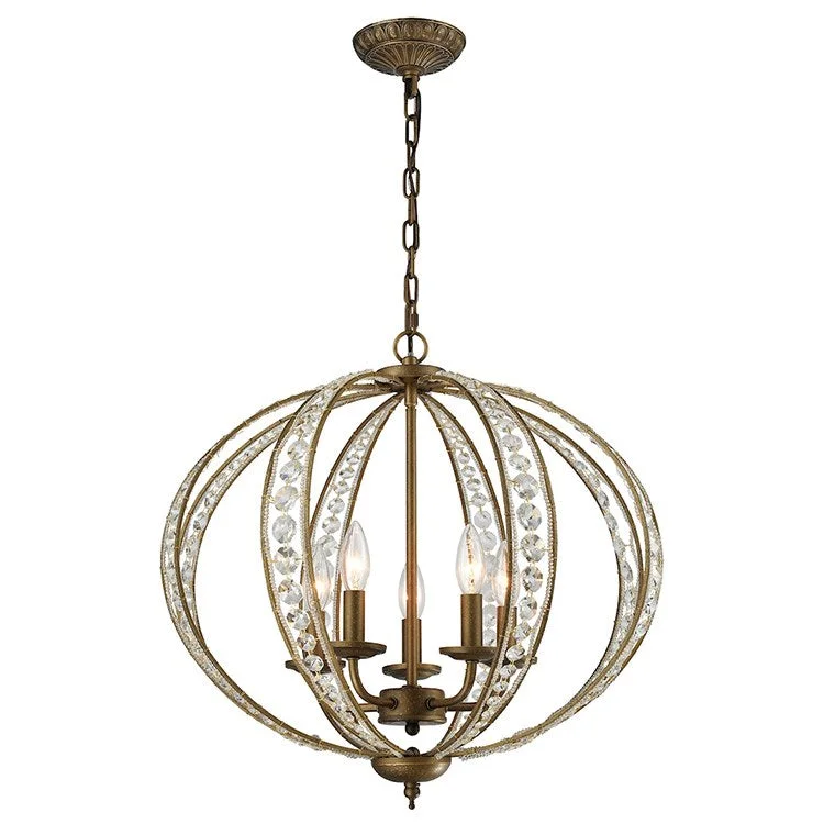 Mini Chandeliers for Smaller Spaces like Powder RoomsMini Chandeliers for Smaller Spaces like Powder RoomsElizabethan Five-Light Chandelier