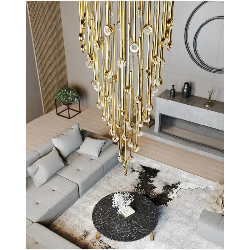 Chandeliers with Multiple Arms for a Dramatic Lighting EffectChandeliers with Multiple Arms for a Dramatic Lighting EffectEYELET DOUBLE HEIGHT | Ivanka Lumiere