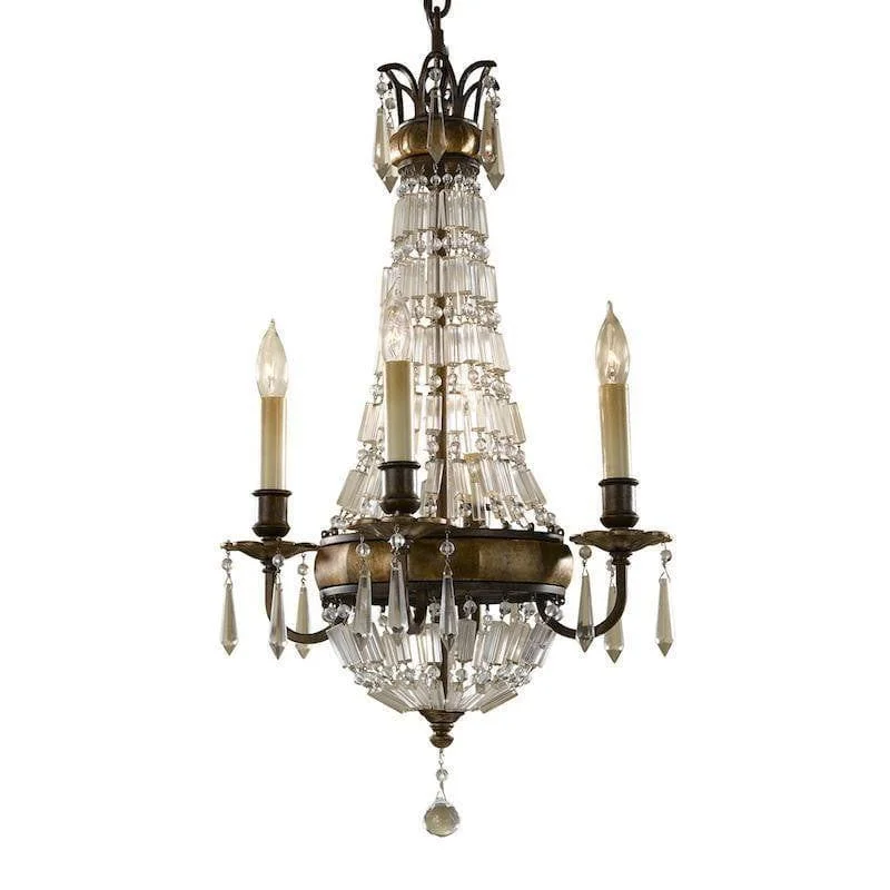 Modern Chandeliers with Simple Geometric Shapes for Contemporary HomesModern Chandeliers with Simple Geometric Shapes for Contemporary HomesFeiss Bellini 4 Light Bronze & Quartz Crystal Chandelier