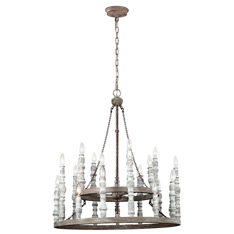 Chandeliers with Dimmable Lights for Adjustable AmbianceChandeliers with Dimmable Lights for Adjustable AmbianceNorridge 24-Light Two-Tier Chandelier