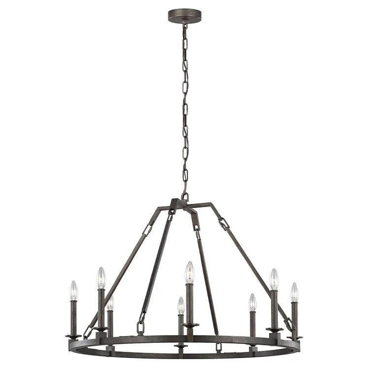 Rustic Chandeliers with Wooden Beams for a Country - Style Dining RoomRustic Chandeliers with Wooden Beams for a Country - Style Dining RoomLanden Eight-Light Chandelier