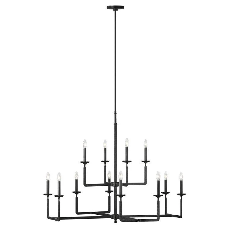 Modern Chandeliers with Simple Geometric Shapes for Contemporary HomesModern Chandeliers with Simple Geometric Shapes for Contemporary HomesAnsley Twelve-Light Two-Tier Chandelier