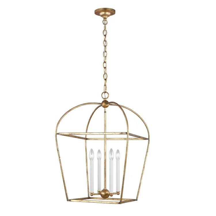 Mini Chandeliers for Smaller Spaces like Powder RoomsMini Chandeliers for Smaller Spaces like Powder RoomsStonington Four-Light Lantern Pendant by Chapman & Meyers