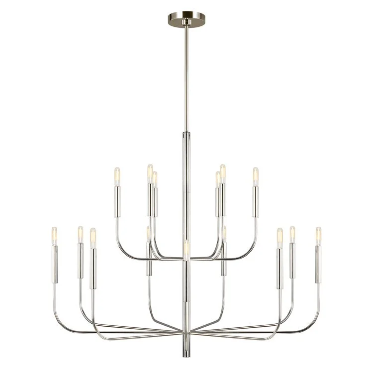 Chandeliers with Multiple Arms for a Dramatic Lighting EffectChandeliers with Multiple Arms for a Dramatic Lighting EffectBrianna Fifteen-Light Two-Tier Chandelier by Ellen