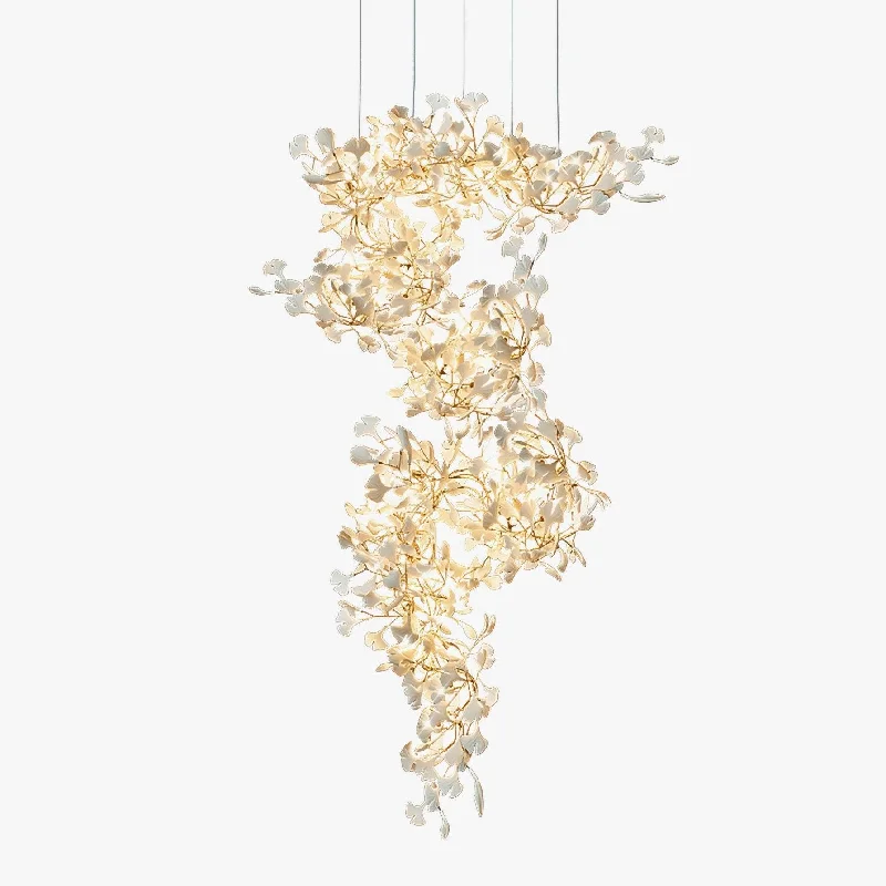 Chandeliers with a Antique Brass Finish for a Timeless LookChandeliers with a Antique Brass Finish for a Timeless LookGingko Chandelier F