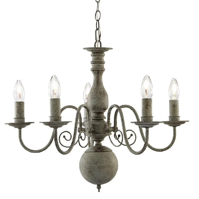 Grand Crystal Chandeliers for a Luxurious Foyer or BallroomGrand Crystal Chandeliers for a Luxurious Foyer or BallroomGreythorne 5 Light Textured Grey Chandelier Searchlight