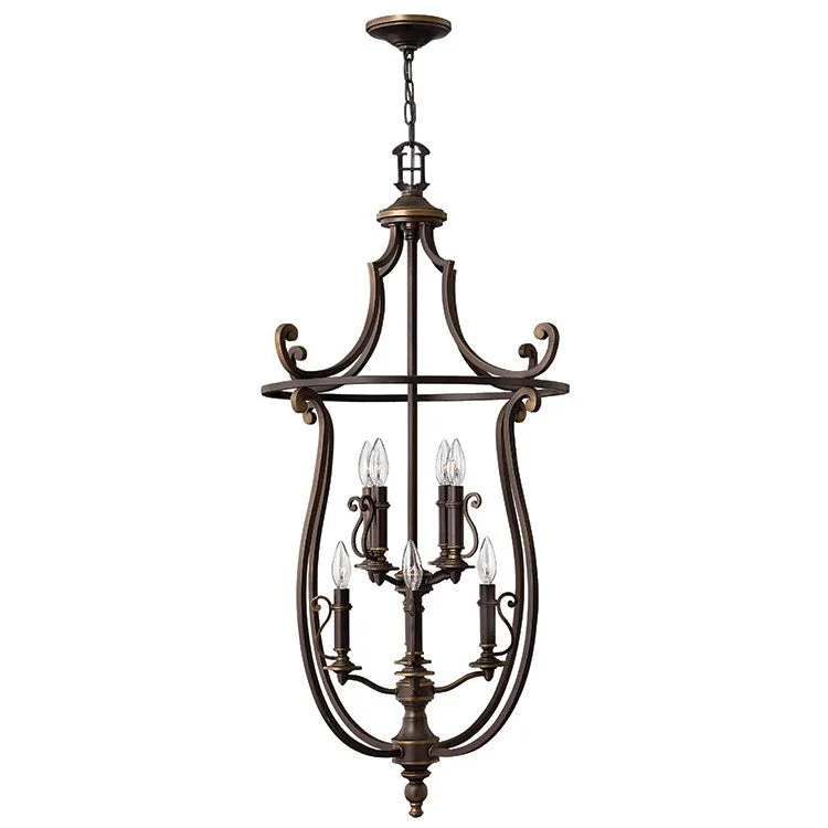 Chandeliers with a Antique Brass Finish for a Timeless LookChandeliers with a Antique Brass Finish for a Timeless LookPlymouth Eight-Light Two-Tier Foyer Pendant