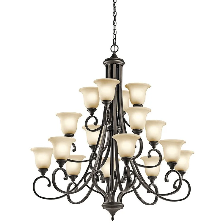 Mini Chandeliers for Smaller Spaces like Powder RoomsMini Chandeliers for Smaller Spaces like Powder RoomsMonroe Sixteen-Light Three-Tier Chandelier