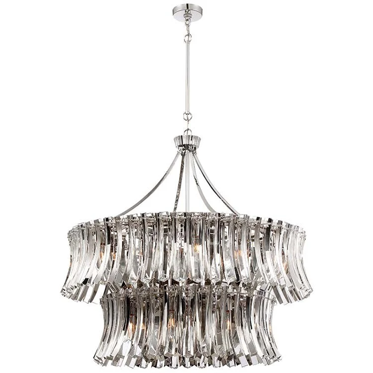 Chandeliers with Multiple Arms for a Dramatic Lighting EffectChandeliers with Multiple Arms for a Dramatic Lighting EffectElegance Royale Twelve-Light Two-Tier Chandelier