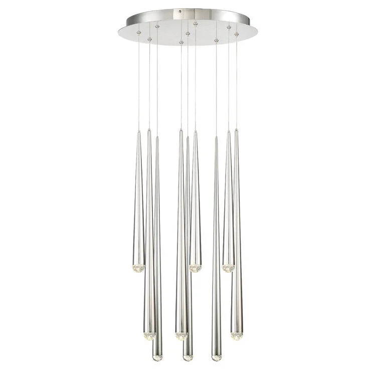 Chandeliers with LED Bulbs for Energy - Efficiency and LongevityChandeliers with LED Bulbs for Energy - Efficiency and LongevityCascade Nine-Light LED Crystal Round Chandelier 3500K