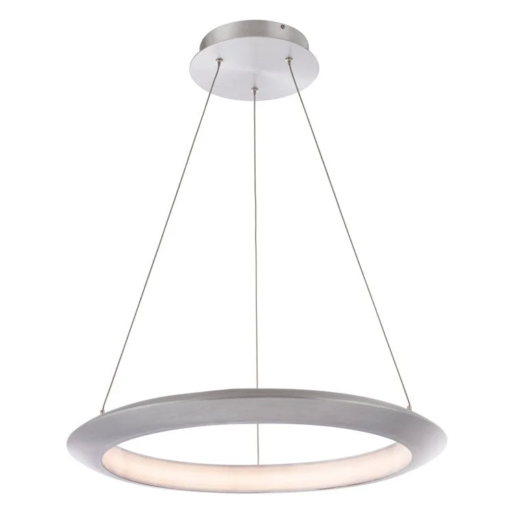 Modern Chandeliers with Simple Geometric Shapes for Contemporary HomesModern Chandeliers with Simple Geometric Shapes for Contemporary HomesThe Ring Single-Light 24" LED Round Pendant 3500K