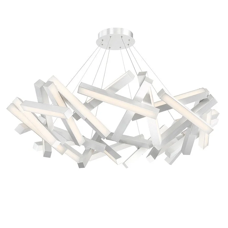 Mini Chandeliers for Smaller Spaces like Powder RoomsMini Chandeliers for Smaller Spaces like Powder RoomsChaos 31-Light 60" LED Round Chandelier 3000K