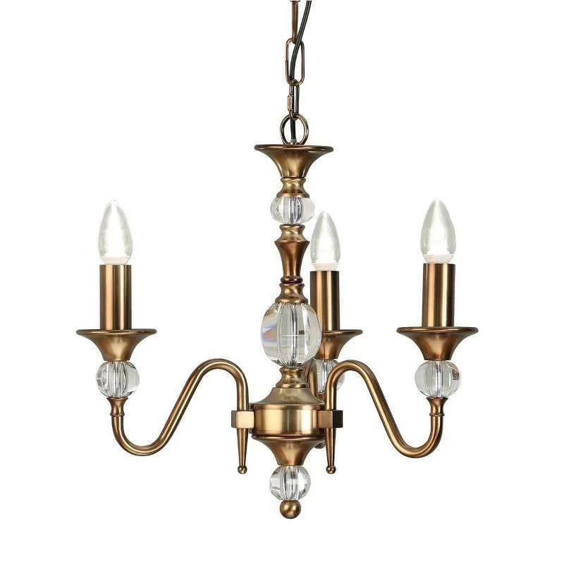 Modern Chandeliers with Simple Geometric Shapes for Contemporary HomesModern Chandeliers with Simple Geometric Shapes for Contemporary HomesPolina 3 Light Antique Brass Chandelier Interiors 1900