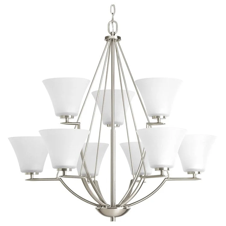 Victorian - Inspired Chandeliers with Intricate MetalworkVictorian - Inspired Chandeliers with Intricate MetalworkBravo Nine-Light, Two-Tier Chandelier