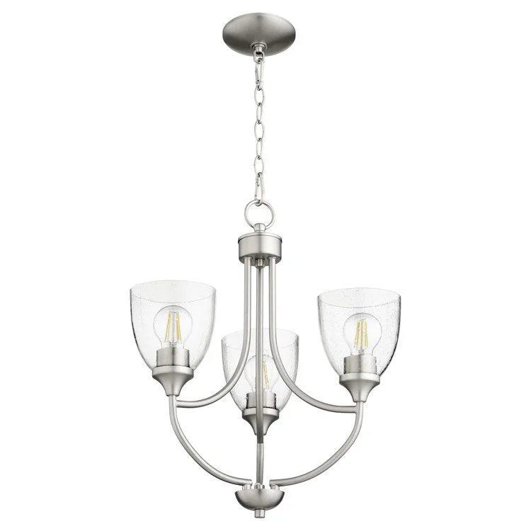 Chandeliers with Multiple Arms for a Dramatic Lighting EffectChandeliers with Multiple Arms for a Dramatic Lighting EffectEnclave Three-Light Chandelier with Clear Seeded Glass Shades