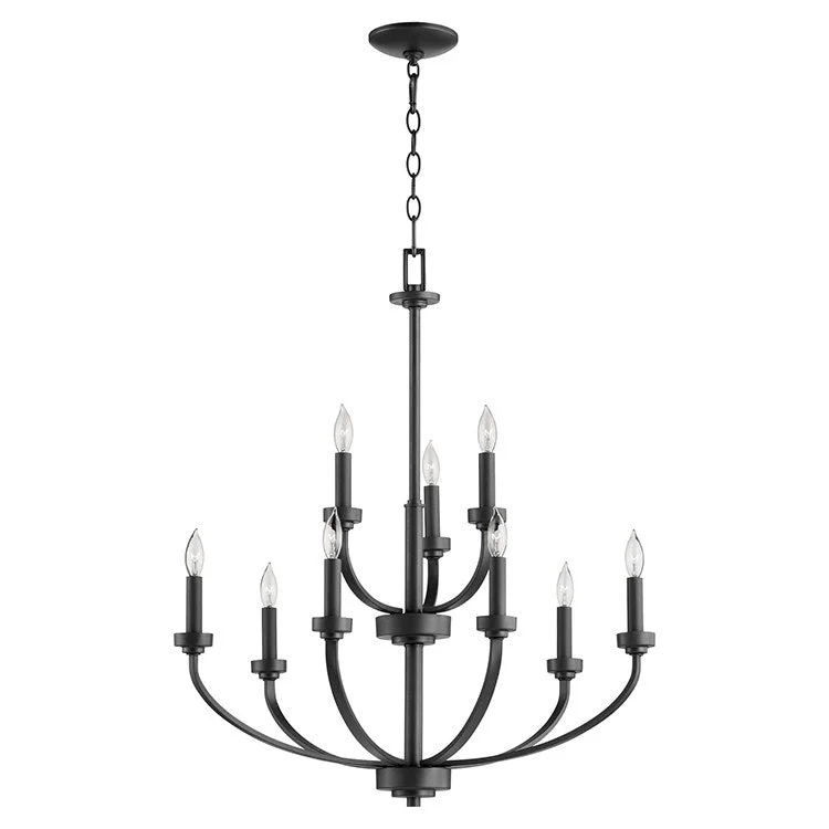 Chandeliers with a Antique Brass Finish for a Timeless LookChandeliers with a Antique Brass Finish for a Timeless LookReyes Nine-Light Two-Tier Chandelier