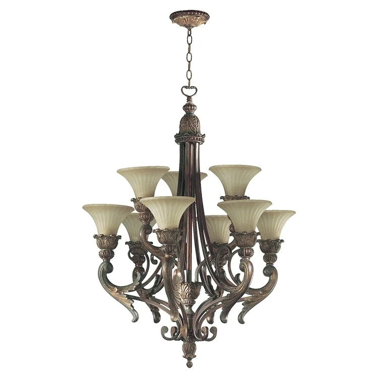 Mini Chandeliers for Smaller Spaces like Powder RoomsMini Chandeliers for Smaller Spaces like Powder RoomsMadeleine Nine-Light Two-Tier Chandelier