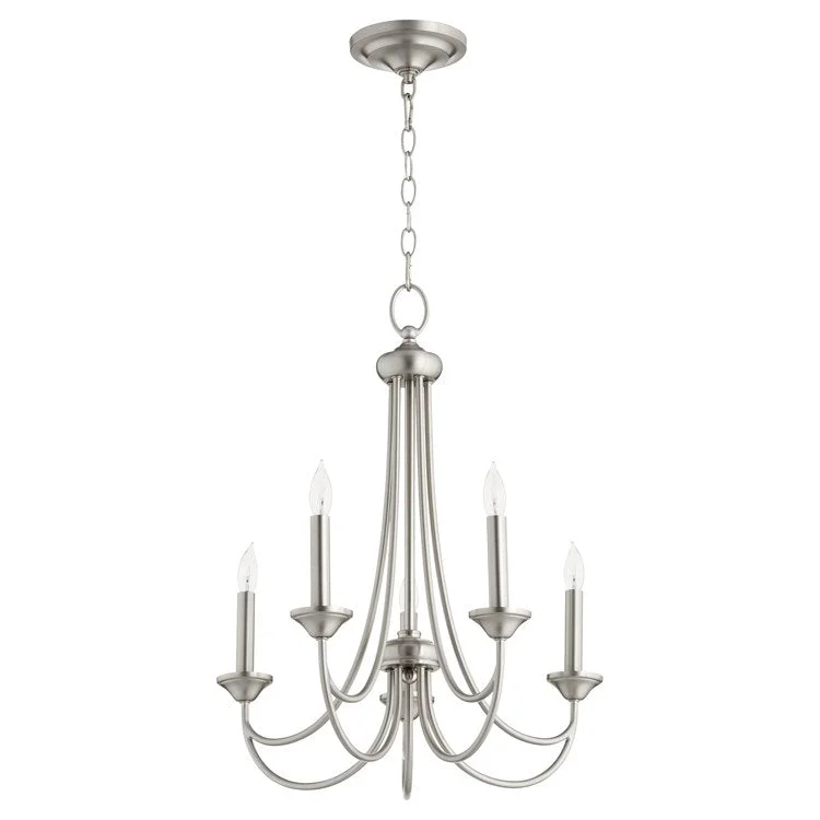 Victorian - Inspired Chandeliers with Intricate MetalworkVictorian - Inspired Chandeliers with Intricate MetalworkBrooks Five-Light Chandelier