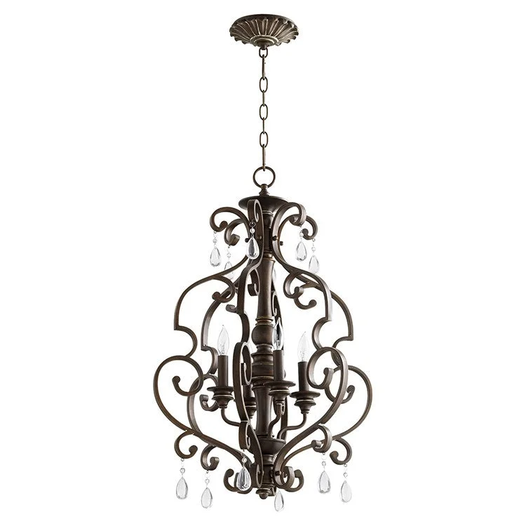 Chandeliers with Dimmable Lights for Adjustable AmbianceChandeliers with Dimmable Lights for Adjustable AmbianceSan Miguel Four-Light Foyer Chandelier