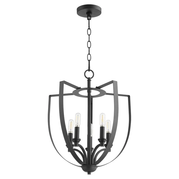 Victorian - Inspired Chandeliers with Intricate MetalworkVictorian - Inspired Chandeliers with Intricate MetalworkDakota Five-Light Entry Pendant