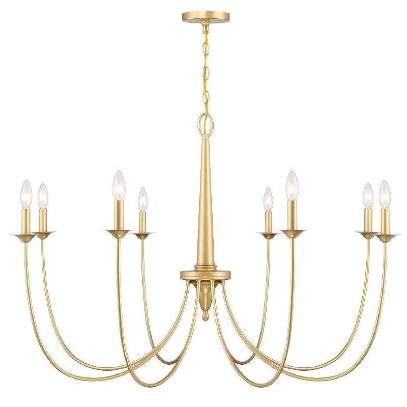 Chandeliers with a Antique Brass Finish for a Timeless LookChandeliers with a Antique Brass Finish for a Timeless LookStonecrest Eight Light Chandelier