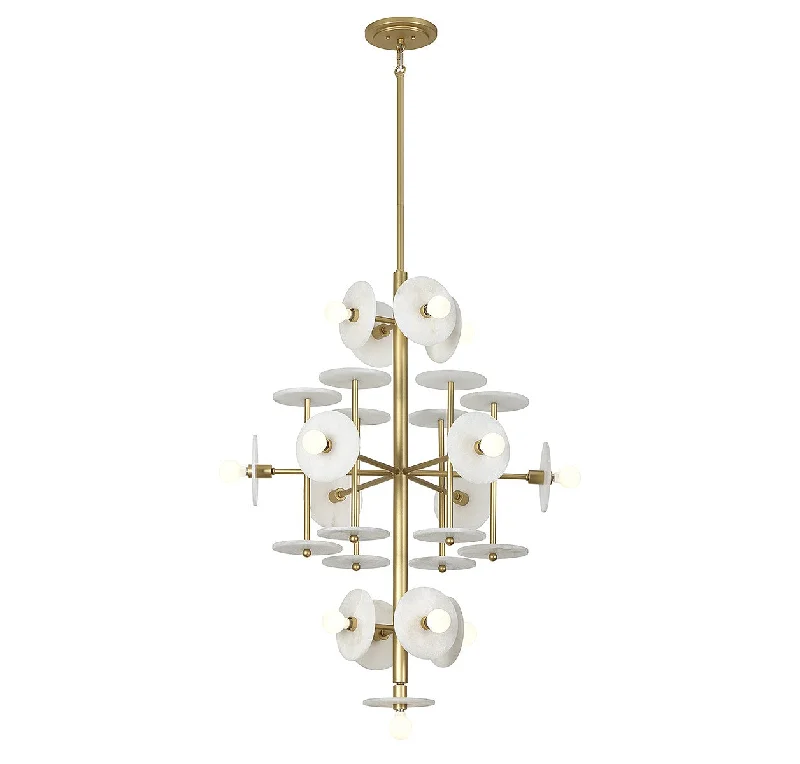 Chandeliers with a Antique Brass Finish for a Timeless LookChandeliers with a Antique Brass Finish for a Timeless LookAmani 15 Light Chandelier