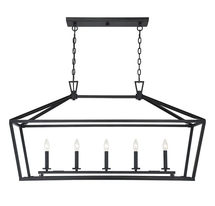 Modern Chandeliers with Simple Geometric Shapes for Contemporary HomesModern Chandeliers with Simple Geometric Shapes for Contemporary HomesTownsend Five-Light Linear Chandelier