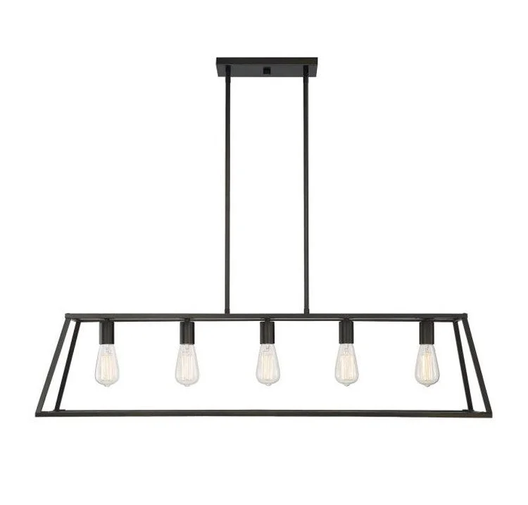 Modern Chandeliers with Simple Geometric Shapes for Contemporary HomesModern Chandeliers with Simple Geometric Shapes for Contemporary HomesDenton Five-Light Linear Chandelier