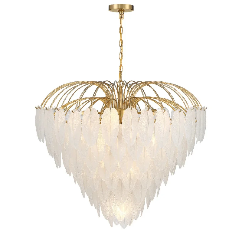 Chandeliers with a Antique Brass Finish for a Timeless LookChandeliers with a Antique Brass Finish for a Timeless LookBoa 15 Light Chandelier