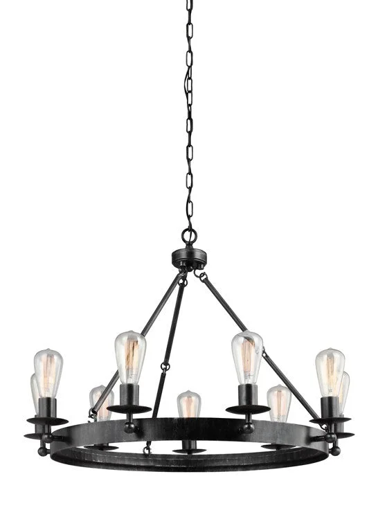 Mini Chandeliers for Smaller Spaces like Powder RoomsMini Chandeliers for Smaller Spaces like Powder RoomsRavenwood Manor Nine-Light Chandelier