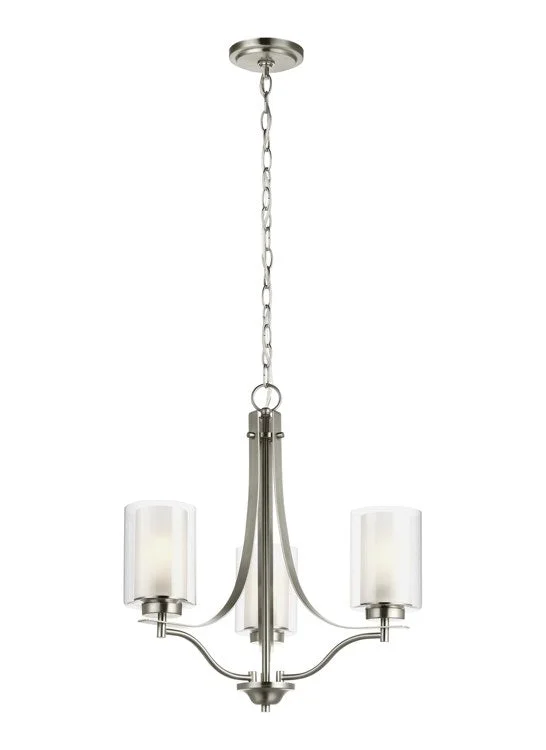 Mini Chandeliers for Smaller Spaces like Powder RoomsMini Chandeliers for Smaller Spaces like Powder RoomsElmwood Park Three-Light Chandelier