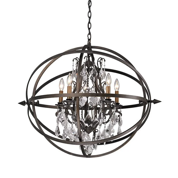 Rustic Chandeliers with Wooden Beams for a Country - Style Dining RoomRustic Chandeliers with Wooden Beams for a Country - Style Dining RoomByron Five-Light Large Chandelier