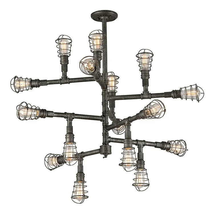 Grand Crystal Chandeliers for a Luxurious Foyer or BallroomGrand Crystal Chandeliers for a Luxurious Foyer or BallroomConduit Sixteen-Light Extra-Large Chandelier