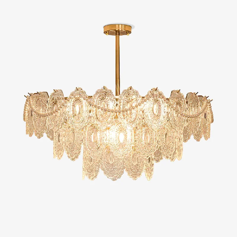 Grand Crystal Chandeliers for a Luxurious Foyer or BallroomGrand Crystal Chandeliers for a Luxurious Foyer or BallroomWave Pearl Chandelier