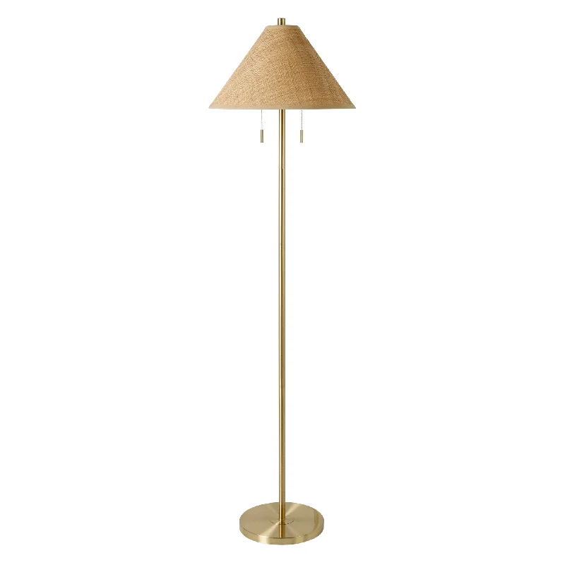 Modern Table Lamps with Minimalist Designs for a Clean LookModern Table Lamps with Minimalist Designs for a Clean Look66" Steel Plated Floor Lamp With Tan Paper Shade