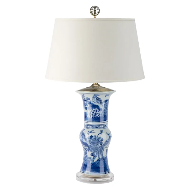 Table Lamps with Storage Compartments for Added FunctionalityTable Lamps with Storage Compartments for Added FunctionalityBlue and White Floral Vase Lamp