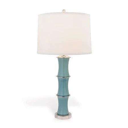 Small Table Lamps for Nightstands in Compact BedroomsSmall Table Lamps for Nightstands in Compact BedroomsCeladon Porcelain Table Lamp With Solid Brass Bamboo Design