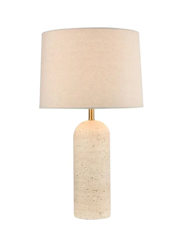 Small Table Lamps for Nightstands in Compact BedroomsSmall Table Lamps for Nightstands in Compact BedroomsCurved Travertine Table Lamp