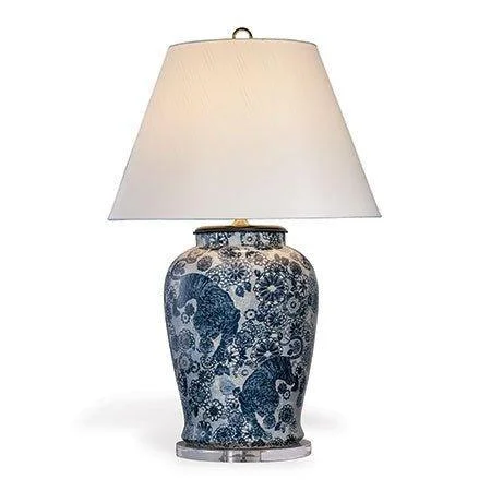 Small Table Lamps for Nightstands in Compact BedroomsSmall Table Lamps for Nightstands in Compact BedroomsDecorative Porcelain 36" Blue Siberian Tiger Lamp