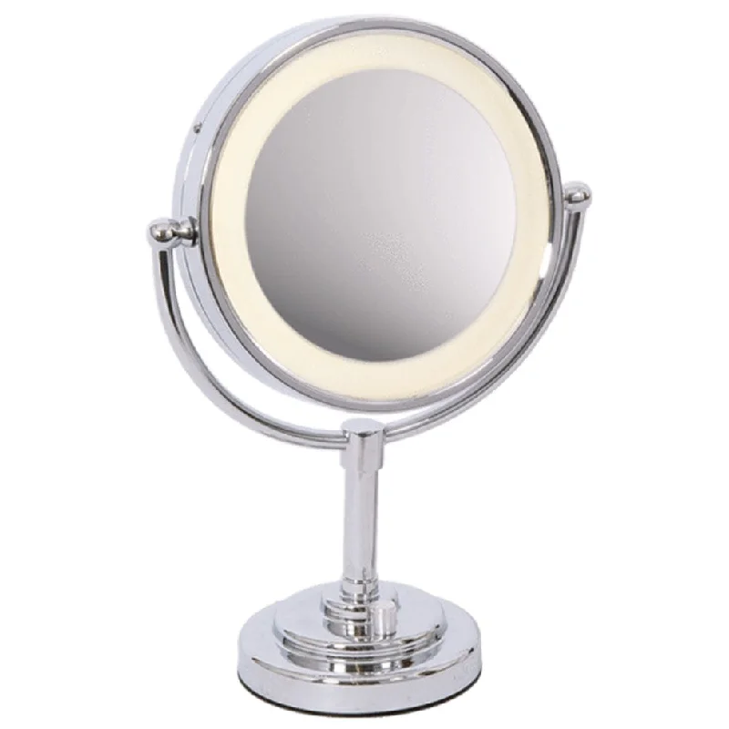 Table Lamps with Adjustable Arms for Directed LightingTable Lamps with Adjustable Arms for Directed LightingEclipse Makeup Mirror Table Lamp Chrome