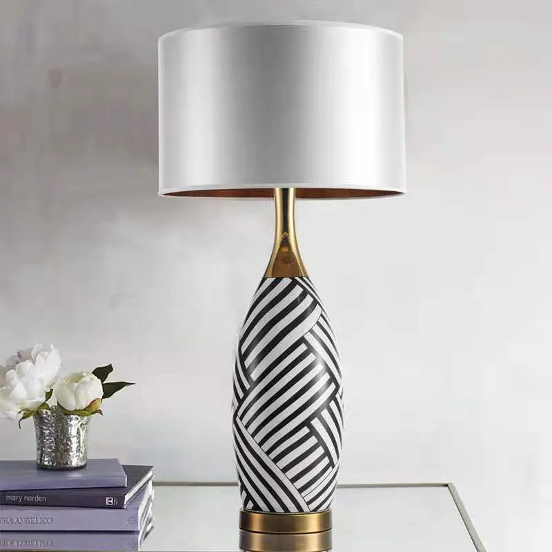 Small Table Lamps for Nightstands in Compact BedroomsSmall Table Lamps for Nightstands in Compact BedroomsElegant Black and White Ceramic Table Lamp