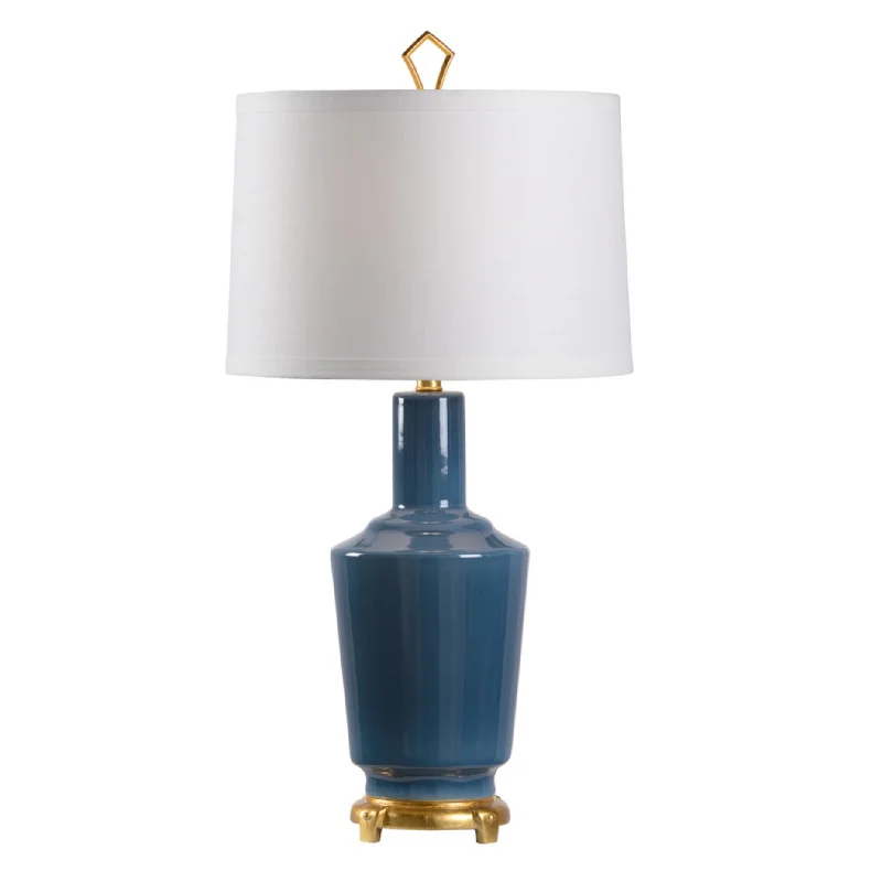 Small Table Lamps for Nightstands in Compact BedroomsSmall Table Lamps for Nightstands in Compact BedroomsEmma Turkish Blue Table Lamp