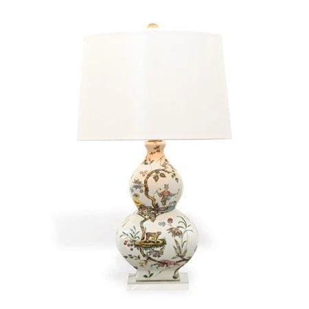 Adjustable Table Lamps for Task Lighting on DesksAdjustable Table Lamps for Task Lighting on DesksIvory Chinoise Exotique Square Gourd Porcelain Table Lamp